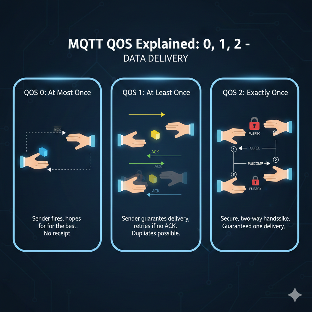 MQTT QoS Explained: Understanding QoS 0, 1, and 2
