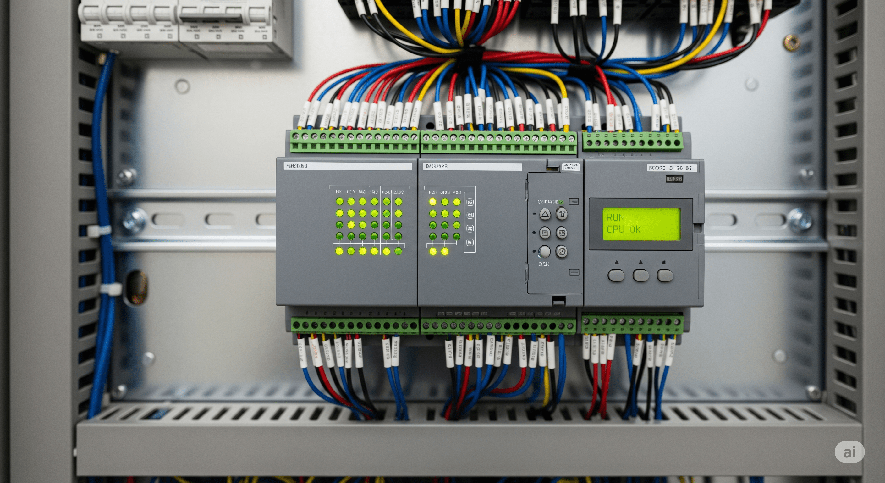 Diagram showing a PLC connecting through a Modbus to MQTT Gateway, to a Broker, and finally to the ioCtrlMQ Dashboard.